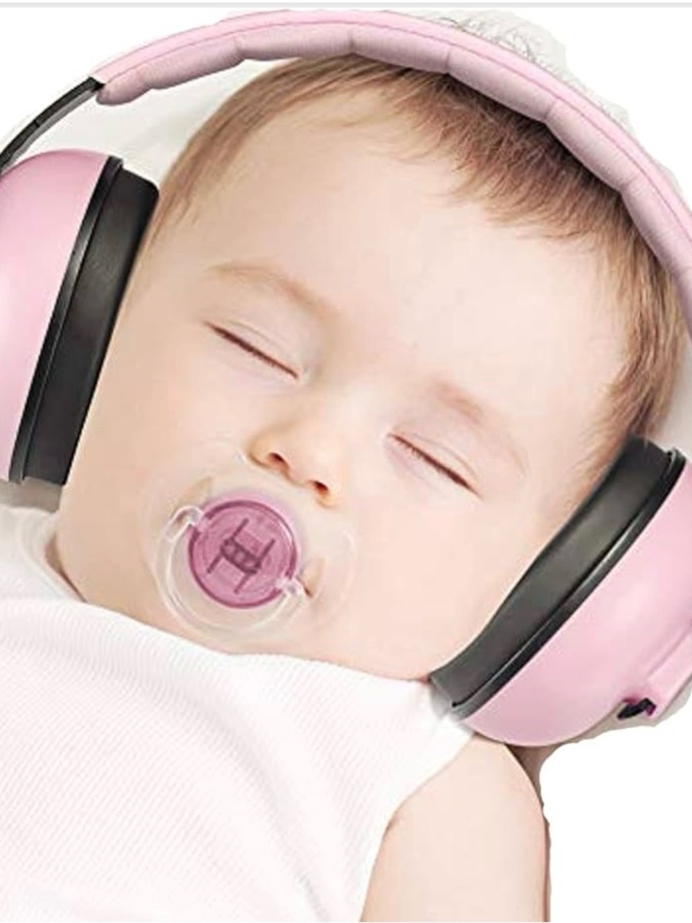 Mumba Pink Baby Noise-Reducing Headphones - Comfortable Infant Ear Protection